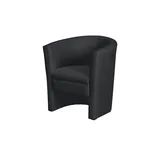 Cocktailsessel BAKIRA Kunstleder 73 x 78 x 60 cm schwarz