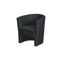 Cocktailsessel BAKIRA Kunstleder 73 x 78 x 60 cm schwarz