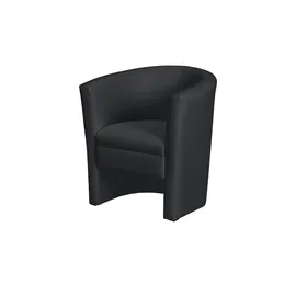 Cocktailsessel BAKIRA Kunstleder 73 x 78 x 60 cm schwarz