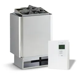 Infraworld Saunaofen-Set finnischer Saunaofen Hotline V4 + Steuerung Slimline 1000-9 kW