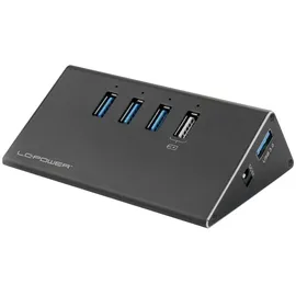 LC-POWER USB-Hub, 3x USB-A 3.0, USB-A 3.0 [Buchse] (LC-HUB-ALU-2B-4)