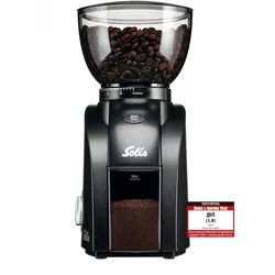 Solis Kaffeemahlwerk, 300g Kapazität 24 Mahlgrade, Timer, Garben
