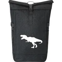 Huuraa Kurierrucksack Tyrannosaurus Rex Dinosaurier Geschenk 30-44 Liter Black