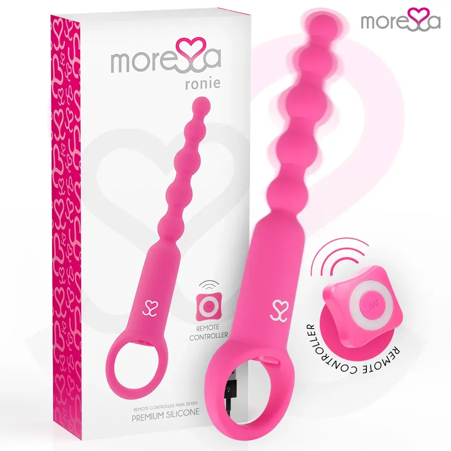MORESSA - Ronie Analvergnügen mit Fernbedienung Rosa