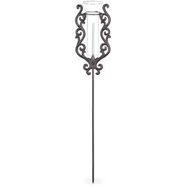 Relaxdays Regenmesser Vintage bronze 12