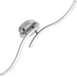 monzana LED Deckenlampe Ny bolge 2 flammig modern