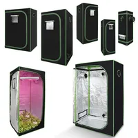 Faobureim Growzelt, Grow Zelt für Pflanzen 60x60x180cm,600D Oxford Grow Tent, Lichtdicht und Wasserdicht Growschrank,Ganzjährige Pflanze,Luftig Gewächshaus Growroom für Homegrowing