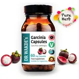 DR WAKDE'S Natural Health Care DR WAKDE'S Garcinia Fruchtkapseln (Garcinia cambogia) 60 Veg Caps Ayurveda-Ergänzung, Vegan, Kräuter, Natürlich)