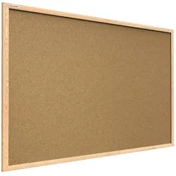 Allboards Pinnwand mit Naturholzrahmen 120x90cm