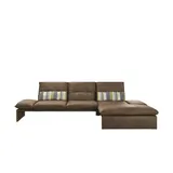 KOINOR Eckcouch Leder 3-Sitzer Braun