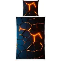 Herding Young Collection Bettwäsche-Set Lava, Bettwäsche Größe 80x80 +