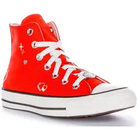 Converse Chuck Taylor All Star Y2K Heart Sneaker Rossa da Donna A09117C - 36.5 EU