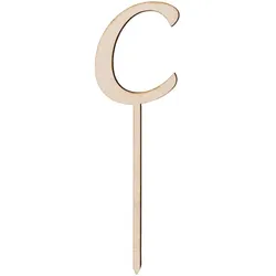 Sallys Cake Topper Buchstaben - aus Holz