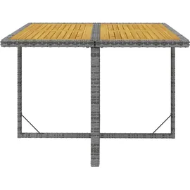 vidaXL Polyrattan Garten-Set 313100 9-tlg. grau