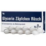BANO Healthcare GmbH Glycerin Zäpfchen Rösch 3g, 10 Stück