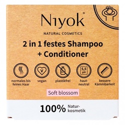 Niyok 2in1 Festes Shampoo + Conditioner (Soft Blossom)