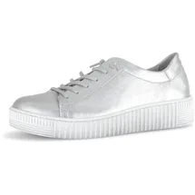 Gabor Sneaker Damen Weite E Silber 40,5