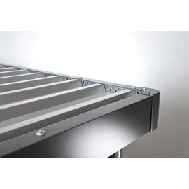 Biohort HighLine H3 2,57 x 2,17 m silber-metallic Einzeltür