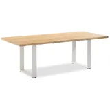 Niehoff Baumtisch Solid 220 x 95 x 76 cm Ivory/Holzfarben