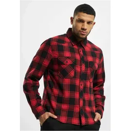 Brandit Textil Check Langarmhemd Red / Black XL