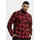 Brandit Textil Check Langarmhemd Red / Black XL