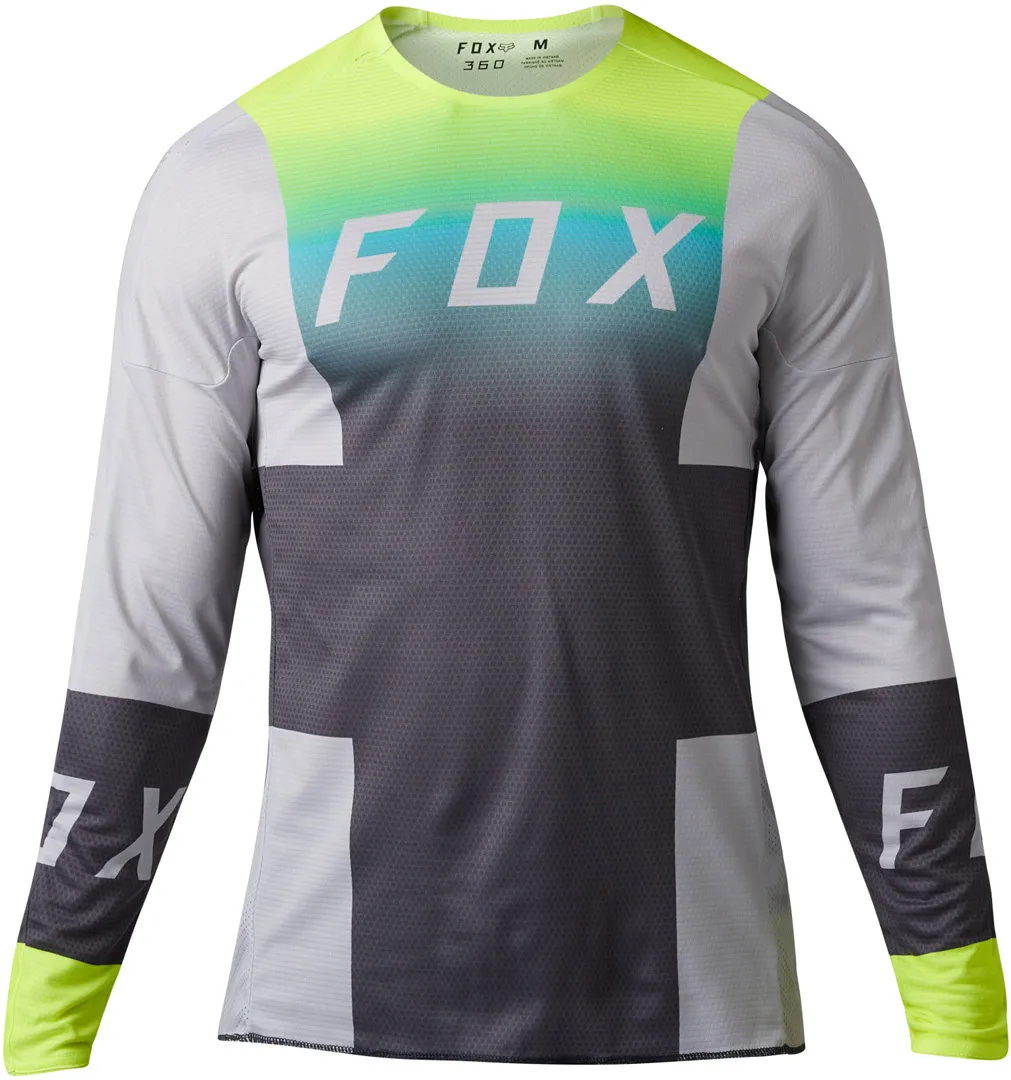 FOX 360 Horyzn Motocross Jersey, grau, Größe 2XL für Männer