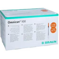 Omnican 100 1ml Insulin U-100 0.30x8mm einzelverp