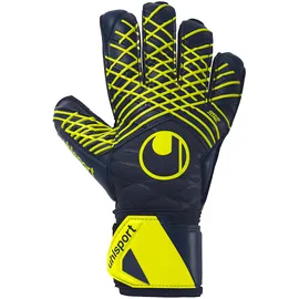 Uhlsport Prediction Supersoft Torwarthandschuhe marine/weiß/fluo gelb 10