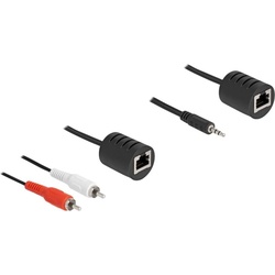 Delock Stereo Audio Extender RJ45 Bu zu 3,5 mm Kli, Audio Kabel