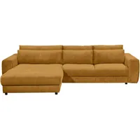 Mid.you Ecksofa, Gelb, Kunststoff, 3-Sitzer, seitenverkehrt montierbar, L-Form, 333x194 cm, Rücken echt, Wohnzimmer, Sofas & Couches, Wohnlandschaften, Ecksofas
