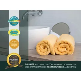 ZOLLNER Handtuchset 6-tlg. gelb