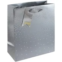 Clairefontaine 6x Geschenktasche M, 21,5x10,2x25,3 cm - Silber 30864-3C