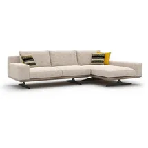 aea Ecksofa Designer Sofa L-Form Garnitur Couch Wohnzimmer Polster Textil Neu - Weiß