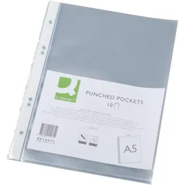 Q-Connect Prospekthülle - A5, 100 mym, glasklar, 10 Stück