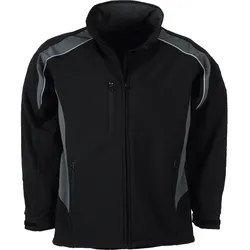 Softshelljacken Orbit grau/schwarz - 490610-L - grau/schwarz