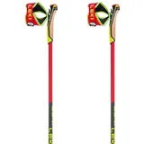Leki Alpino Leki Prc 750 Stöcke - Bright Red / Neon Yellow - 140 cm