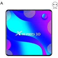 X88 Pro RK3318 4K Dual Band für Android 10.0 High Clarity Media Player TV Set Top Box-Blau a-Größen: EU -Stecker