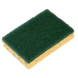 Spontex Sponrex 74 Scheuerschwamm, grün-beige 95020074 , 1 Packung = 10 Schwämme