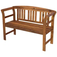 TPFGarden Gartenbank, Braun, Holz, 120x83x45 cm, Gartenmöbel, Gartenbänke