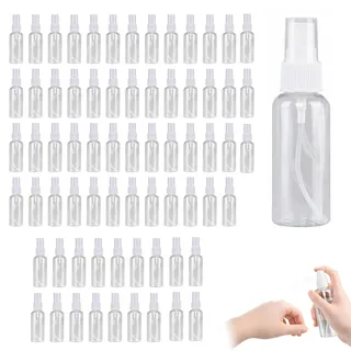 70 Stück 50ml Sprühflasche Klein Plastik, Sprayflaschen zum Befüllen
