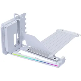 Lian Li vertikales GPU-Montageset mit Riser-Kabel PCIe 5.0 weiß,