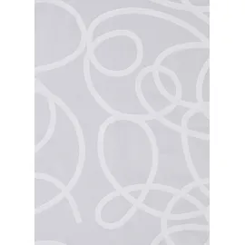 OTTO home Gardine OTTO HOME "Tanaro" Gr. 2, weiß, B:140cm H:175cm, Voile, Polyester, Gardinen, Gardine, 2-er Set, mit Schlingen-Motiv bedruckt, Polyester