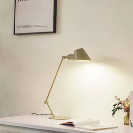 LINDBY Schreibtischlampe Corali Lindby, grün, für Wohn- / Esszimmer, Metall, Modern, Tischlampe - 45 cm - 15 cm - 64 cm