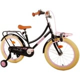 Volare Kinderfahrrad Excellent Fahrrad für Mädchen 18 Zoll Kinderrad Schwarz