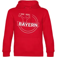Multifanshop Kapuzen Sweatshirt - Bayern - Meine Fankurve -