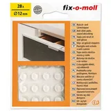 fix-o-moll Rutschstopper transparent 12 mm, 28 Stück