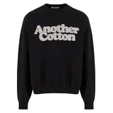 another cotton lab Chenille Oversize Knit Pullover - Schwarz - XS