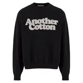another cotton lab Chenille Oversize Knit Pullover - Schwarz - XS