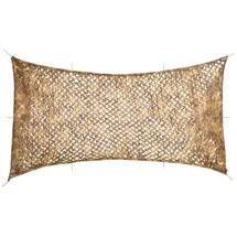 vidaXL Tennisnetz, Tarnnetz mit Aufbewahrungstasche 708x423 cm Sandfarbe