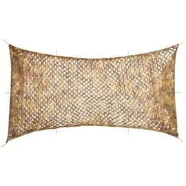 vidaXL Tennisnetz, Tarnnetz mit Aufbewahrungstasche 708x423 cm Sandfarbe